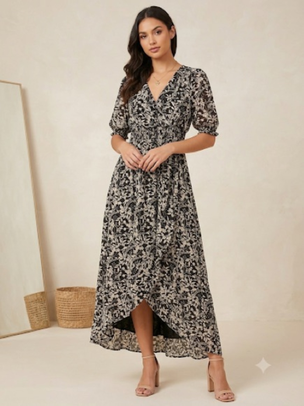NWT Beechers Brook Floral Maxi Dress